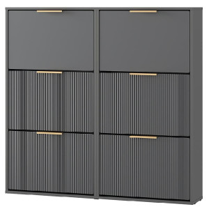 Тумба для обуви Пандора ТБ-25 графит - базальт MF32