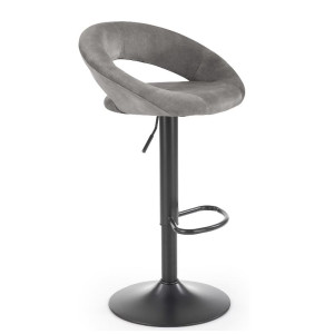 Стул барный HALMAR H102 (серый-черный)