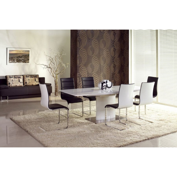 Стул HALMAR K104 черно-белый