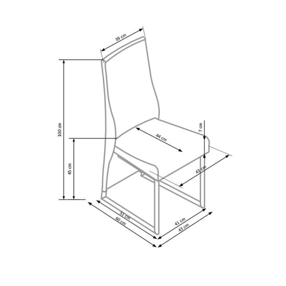 Стул HALMAR K213 капучино