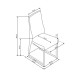 Стул HALMAR K213 капучино