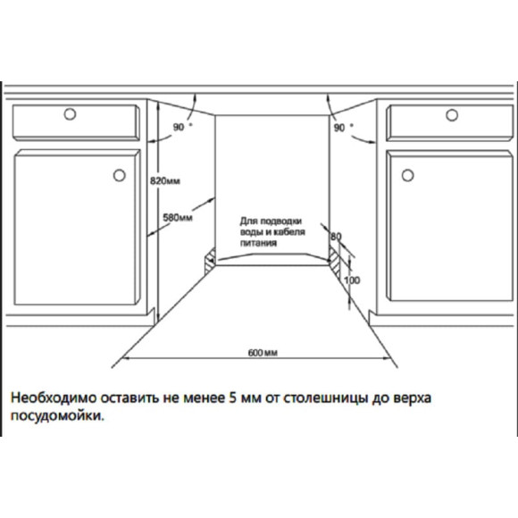 Посудомоечная машина HOMSair DW64E