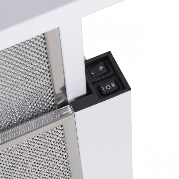 Вытяжка HOMSair FLAT 60 телескопическая белый