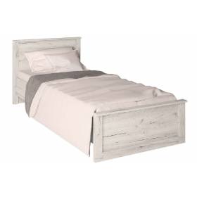 Кровать "Лима ЛМ-К90" (дуб белый)