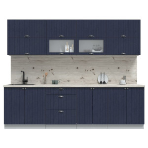 Кухня "Мила Берес 2,7 Б" (дуб королевский - дуб королевский)