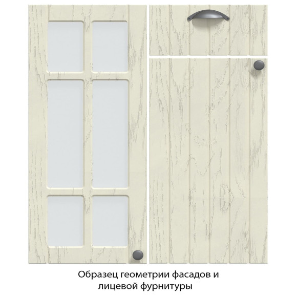 Кухня Мила Берес 1,8 В дуб серый - дуб лазурный