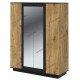Спальня Quartz 13 Спальня 1 черный - дуб нокс