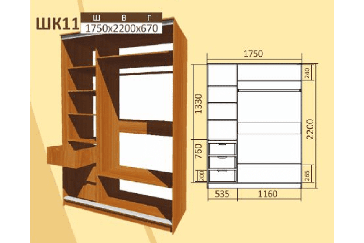 Шкаф купе сенатор сборка