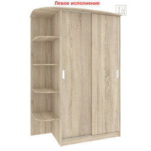 Шкаф-купе "Лагуна-1,52 м" ШК 04-00 L-R (дуб сонома)