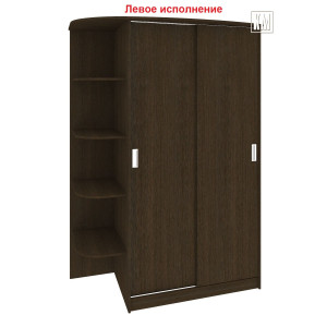 Шкаф-купе "Лагуна-1,52 м" ШК 04-00 L-R (венге)
