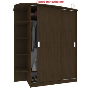Шкаф-купе "Лагуна-1,85 м" ШК 05-00 L-R (венге)