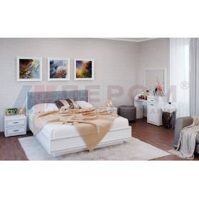 Набор мебели для спальни "Карина-7" (Снежный ясень)