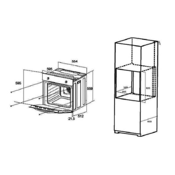Духовой шкаф MAUNFELD EOEC.586W