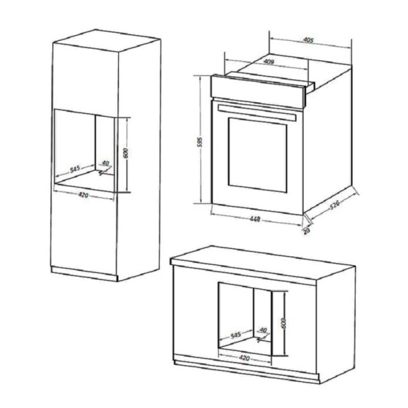 Духовой шкаф MAUNFELD EOEM516B