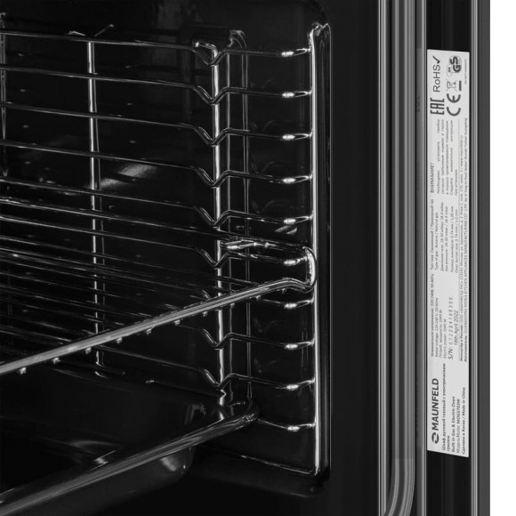 Духовой шкаф MAUNFELD MOGS703W с электрическим грилем