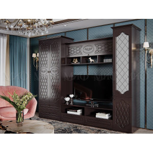 Гостиная "Престиж" (венге - шоколад)