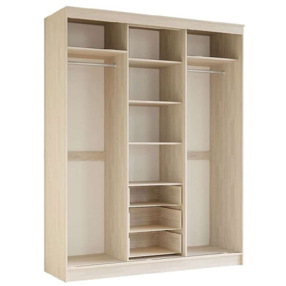 Шкаф-купе Маэстро сандал светлый