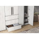 Шкаф Норд 6-ти створчатый дуб крафт белый