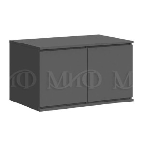 Антресоль "Челси" к шкафу 800 (графит - графит матовый)