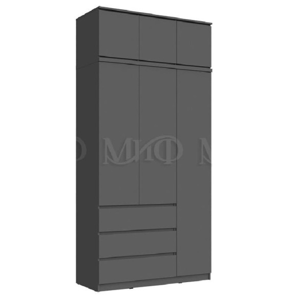 Спальня Челси 3 графит - графит матовый