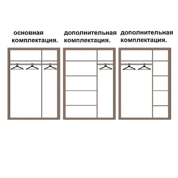 Комплект мебели для спальни Лючия 3 кейптаун-венге