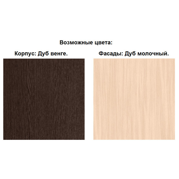 Прихожая Мини-1 венге - дуб молочный