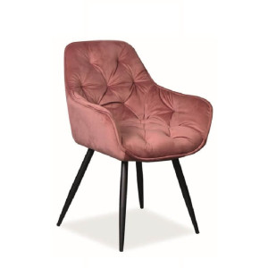 Стул SIGNAL CHERRY VELVET (античный розовый)